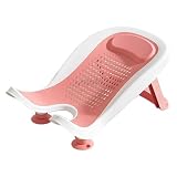 Badewannen Baby,Badewannensitz Vielseitig,von 3-24 Monate Ergonomischer Rutschfest Badesitz Baby für die große Badewanne oder Dusche (A, One Size)