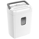 Bonsaii 12-Sheet Cross-Cut Shredder with CD & Credit Card Slot - P4 Security (5x25mm), 21L Bin, REV Mode for Jam Clearance, Overheat Protection - Ideal for Home Heavy Duty & Office Use, C243-A