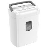 Bonsaii 12-Sheet Cross-Cut Shredder with CD & Credit Card Slot - P4 Security (5x25mm), 21L Bin, REV Mode for Jam Clearance, Overheat Protection - Ideal for Home Heavy Duty & Office Use, C243-A