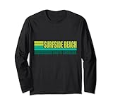 Photo Gallery verde retro vintage surfside beach city south carolina sc maglia a manica Photo Gallery verde retro vintage surfside beach city south carolina sc maglia a manica