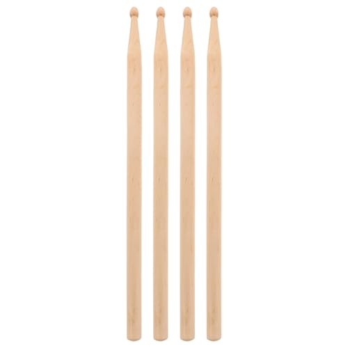 Set de 4 baquetas de madera maple 5B para percusión miniatura 1