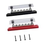 CALANDIS-5-Way-Busbar-Easy-Installation-Sturdy-Multifunction-Power-Distribution-Block-Black-and-red-Semiconductors-Actives-Electronic-Components-Electrical-Test-Equipment