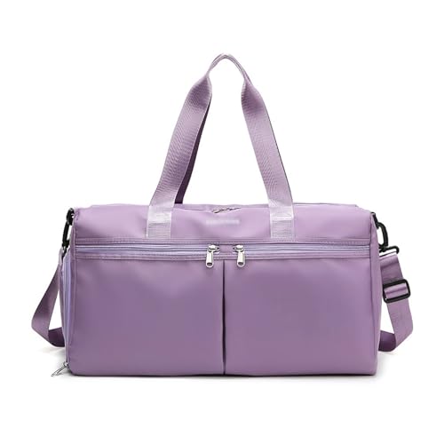Weekender Bags for Women, Duffel Bag, Carry on Bag for Travel, Men Gym Bag, Garment Bag for Travel, Garment Bag for Workout, Business & Overnight Trips(Purple)