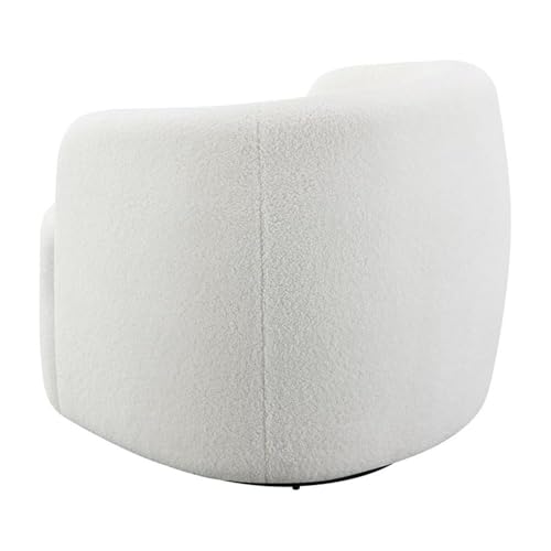 Sillón giratorio piel sintética natural 88.9 cm menta miniatura 6