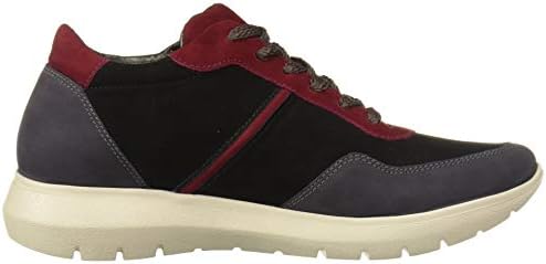 Marc Joseph New York Women's Leather EVA Lightweight Technology Fashion Trainer Sneaker, Black Nubuck Multi, 8.5 M US | Image 5