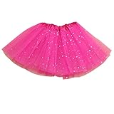 La falda de tul funciona muy bien como vestido de baile, ideal para fiestas, bailes, caminar y correr, disfraces de Halloween o maratón, eventos escolares; Ajuste cómodo con cintura elástica forrada de satén.