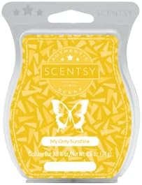 Scentsy, My Only Sunshine, Wickless Candle Tart Warmer Wax Bar, 3.2 Fl Oz, 8 Squares by Scentsy