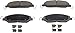 Wagner ThermoQuiet QC1081 Ceramic Disc Brake Pad Set