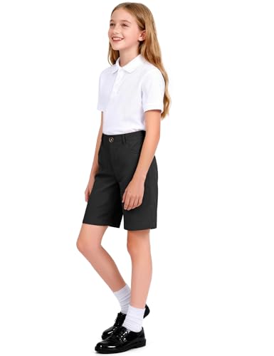 Image of KEREDA Uniform Shorts for Girls with Functional Pockets School Shorts