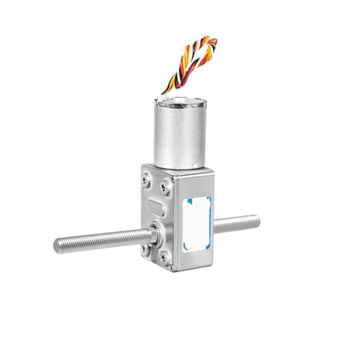 Moteur de réduction à vis sans fin résistant au blocage 24V JGY-2430 double axe
