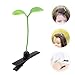 ibasenice 70pcs Cute Sprout Hair Clips Adorable Hair Ornaments for Women and Girls Lightweight and Portable Bean Sprout Hairpins for All Occasions for Casual and Special Events