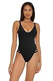 Becca by Rebecca Virtue womens Color Prism High Leg One Piece Swimsuit, Black, X-Small US