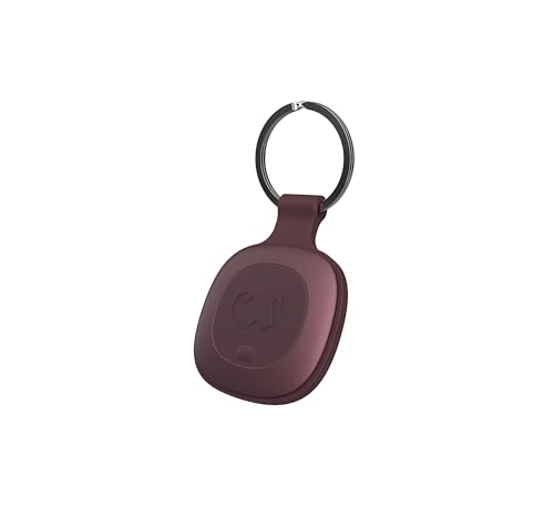 Fresh 'n Rebel Smart Finder - Funziona con Apple Dov'è (IOS), Cercatore di Chiavi, Smart Tag, IP67 impermeabile, supporta la modalità Lost, batteria sostituibile (Deep Mauve, Confezione da 1)