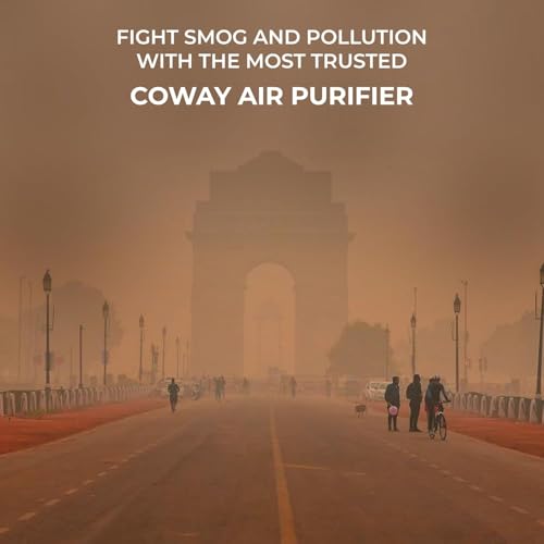 Coway Airmega 150 (Ap-1019C) Air Purifier For Home,Longest Filter Life 8500Hrs (Approx. 1.5-2 Yrs),Anti-Virus True Hepa Filter (H13),Kills Allergies,Virus,Germs & Pm 0.01 With 99.999% Efficiency,White