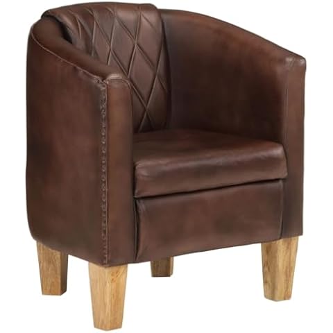 Fauteuil Cabriolet vidaXL Marron Clair Cover