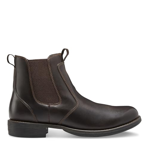 Eastland Men's Daily Double Chelsea Boot, Dark Brown, 102