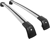 ✅ 【Materiales de alta calidad】: la barra transversal plateada del automóvil está hecha de aleación de aluminio de alta calidad con resistencia a la corrosión y capacidad de carga. La almohadilla de goma en la parte inferior evita daños en la pintura del automóvil. Debido a su alta dureza y alta resistencia, la barra transversal no se puede deformar ni doblar fácilmente.