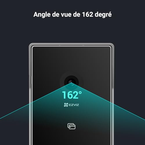 EZVIZ HP7 2K Videocitofono Collegato Videocitofono Video, Touch Screen 7", Unlock a Distanza, Controllo Accesso RFID, 2 Fili, Rilevamento Umano, Audio Bidirezionale, Visione Notturna Impermeabile WiFi - 11
