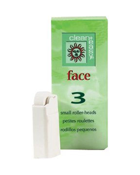 Clean + Easy Wax Roller Head, 3 Count (Small Face)