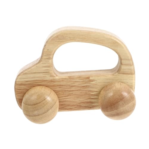 STOBOK 木製手押し車 おちゃ対応 滑らか丸角 ちゃん用かじり木付き 知育感覚発達トイ 乳幼児運動技能促進 ちゃんの歯固め代替品