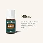 Young Living Peppermint Essential Oil | Use Topically for Relaxation & Cooling Sensation, Add to Diffuser for Invigorating Fresh Aroma, Ingest for Digestive Support | 5 ml - Image 3