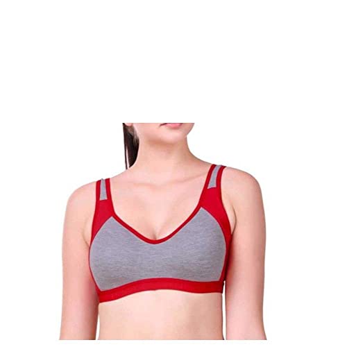 Image of STXXOR Women's Cotton Non-Padded Wire Free Sports Bra-Pack of 2