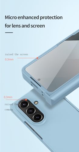 Étui Samsung Galaxy Z Fold 7 vert à rabat mince en PC rigide - 7