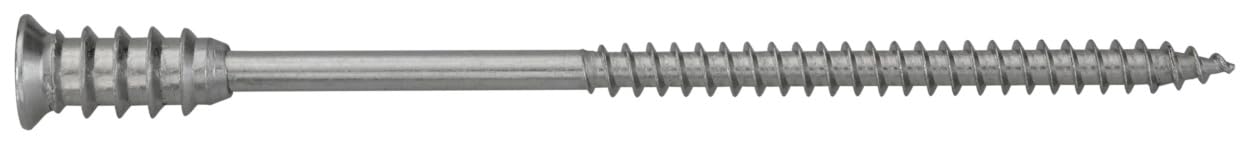 Justierschrauben 6 x 100 mm, 100 Stück, Stahl verzinkt, Senkkopf TX30, zum Ausrichten von Holzlatten und Unterkonstruktionen auf Beton und Mauerwerk