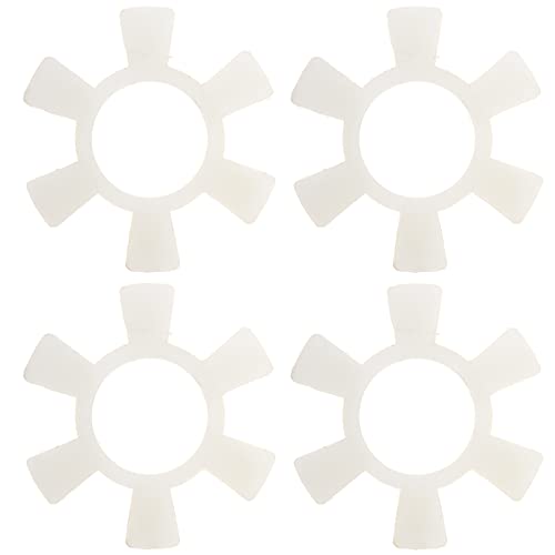 NAMOARLY Elastic Plum Shape Pad for Jaw Coupling 4pcs Set Material Non-Burrs Compact Portable