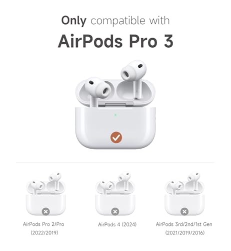 Image of SURITCH for AirPods Pro 3 Case (2025), Magnetic Lock Bumper Cases Compatible with Airpods Pro 3rd Generation, Rugged Protective Cover with Stylish Hanging Lanyard Cases for Women Men, Green
