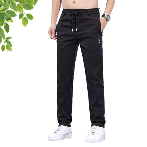 MeshIrons - Ice Silk Mesh Panel Casual Pants, Comfortable and Breathable Quick Drying with Pockets