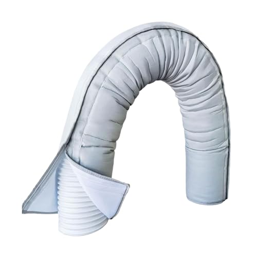 Tragebare Klimaanlagen Schlauchisolierung, Isolierung für Klimaanlagen-Rohr mit 3 Schnallenriemen, Haus & Garten Zubehör für Schiebefenster Wand Raum Büro