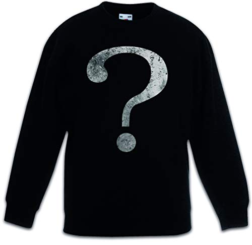 Pullover enfant unisexe noir avec sweat-shirt imprimé pour garçon et fille
