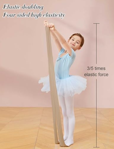 Image of Daydance Toddler Girls Women Soft Ballet Convertible Tights for Dance, Gymnastics, Under Dress, 60D, 2-15 Years, Women Size