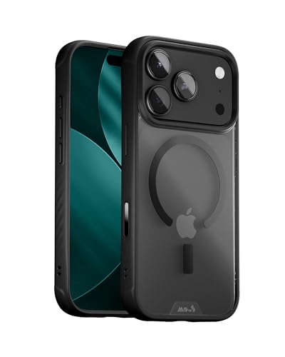 Mous for iPhone 17 Pro Case Clear, Compatible with MagSafe [Camera Control Cover] - Clarity - Anti-Yellowing Shockproof Cover for iPhone 17 Pro - Scratch Resistant Crystal Clear & Slim Design