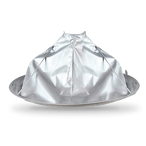 HOLEMZ Umbrella Peluqueria Cape Profesional Plegable Capa Chal de Salón Impermeable Accesorio Delantal de Afeitado para Peinado del Cabello Cortes de Colores