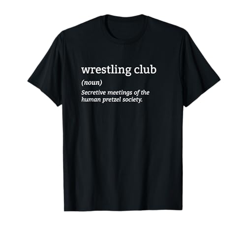 Definición del club de lucha libre Human Pretzel Society Pro Wrestler Camiseta