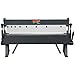 Happybuy Box and Pan Brake, 24-Inch, 0-130 Degrees Sheet Metal Bender. Portable Metal Bending Tool with Capacity for 20 Gauge Low Carbon Steel and 14 Gauge Aluminum