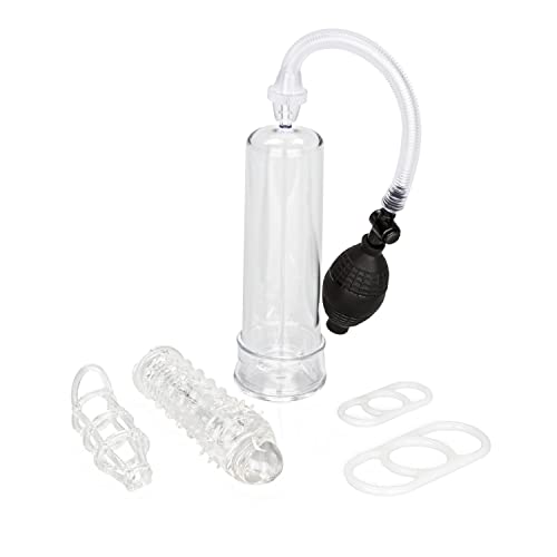 CalExotics-His-Enlargement-Kit--Male-Enhancement-Penis-Pump-with-Silicone-Ring--Sex-Toys-for-Men--Clear