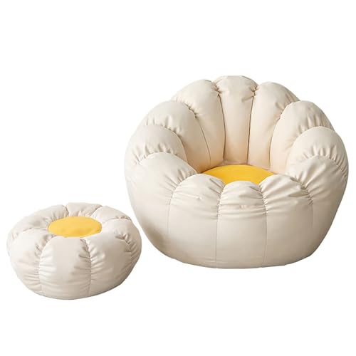 ビーズクッション リラックスソファ カボチャ形 一人掛けソファ lazy sofa 座布団 よぎぼー クッション ソファーべッド 座椅子ソファー 怠惰なソファ ビーズソファ ひとをだめにするクッション ビーズソファー ソファベッド 取り外し可能 軽量 豆袋