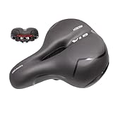 Banco Selim de Bicicleta Gel Confortável Macio 2 Molas Vazado