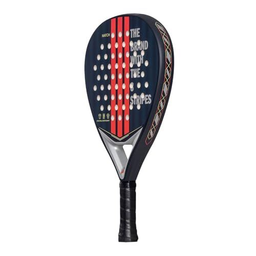Image of adidas Match Blue 3.4 Racket - Blue red, Round Shape, EVA Soft Performance Foam, Fiberglass
