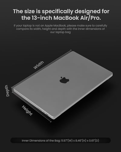 Image of Tomtoc Voyage-A10 Laptop Sleeve (13 Inch), Black