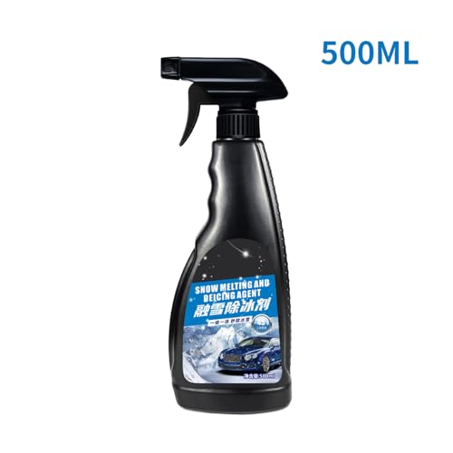 Vitres gelées bloquées ? Spray de dégivrage pour pare-brise polyvalent 500ml