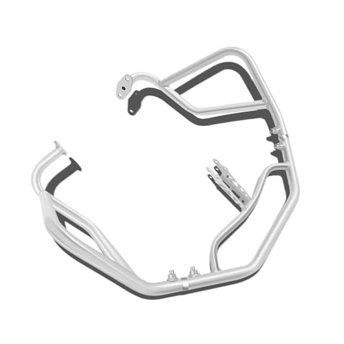 Barre de Protection Moteur Moto Honda Transalp XL750 Crash Bar Anti Collision Supérieur Argent