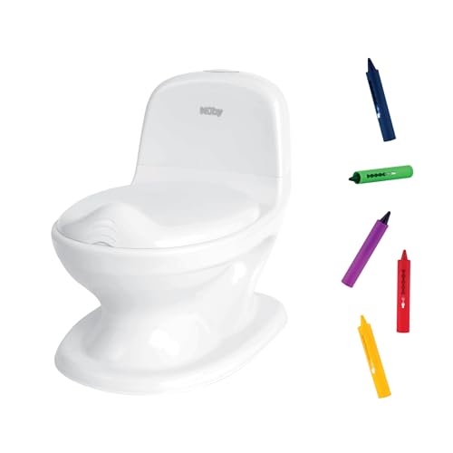 Pot d’apprentissage avec son de chasse réaliste Nûby et crayons de bain inclus