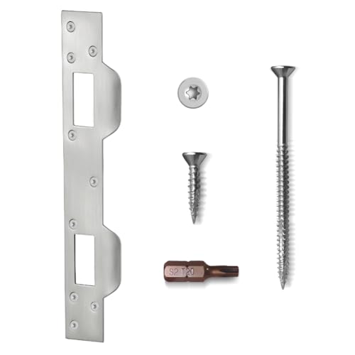 MOSECYOU Strike Plate Double Holes