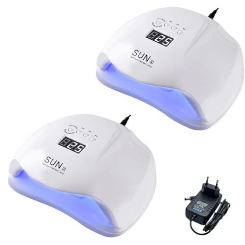 Kit 2 Cabines Led UV Para Unhas Gel Sun X 128W Bivolt