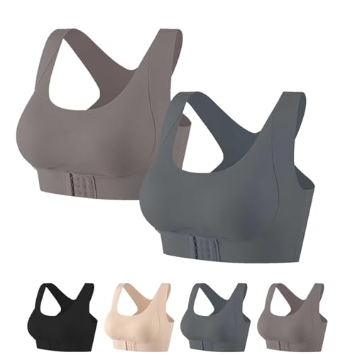 Soutien-gorge orthopédique anti-affaissement grand confort bonnets B à 5XL Vowtrlleoy