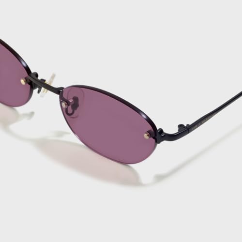 Image of SAM AND MARSHALL DUSK Sunglasses I Rimless I 400UV Protection I Metal Built I Oval Sunglass I Unisex